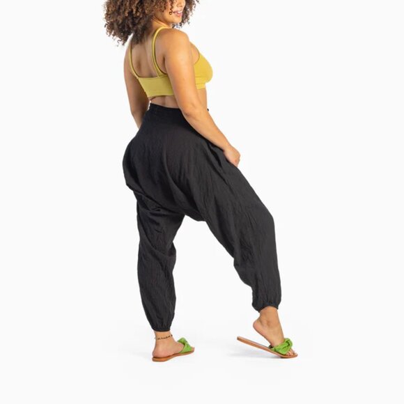 Buddha Pants Pants - Winter Savannah Harem Pant Unisex Yoga Travel Baggy Cotton Hippie Boho Tapered